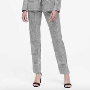 Banana Republic Factory Petite Ryan Pant Menswear Plaid Print*